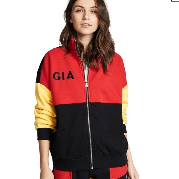 I Am Gia colorblock zip up sweatshirt - Picture 1 of 3